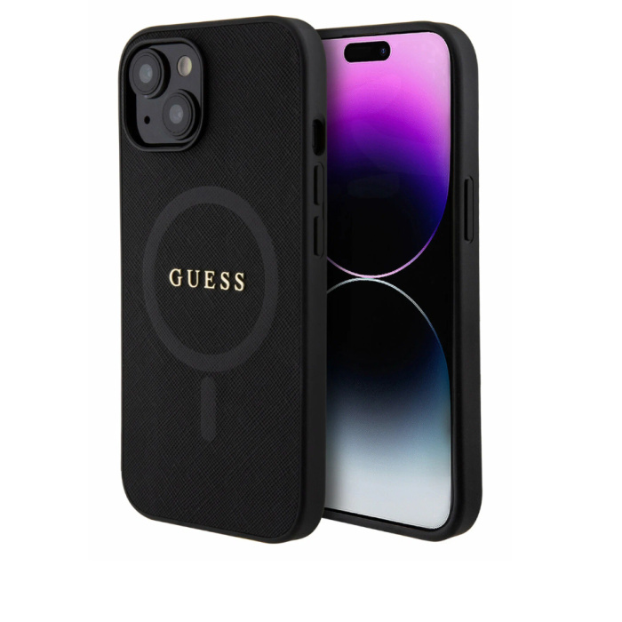 Чехол GUESS iPhone 15 MagSafe ''Черный''