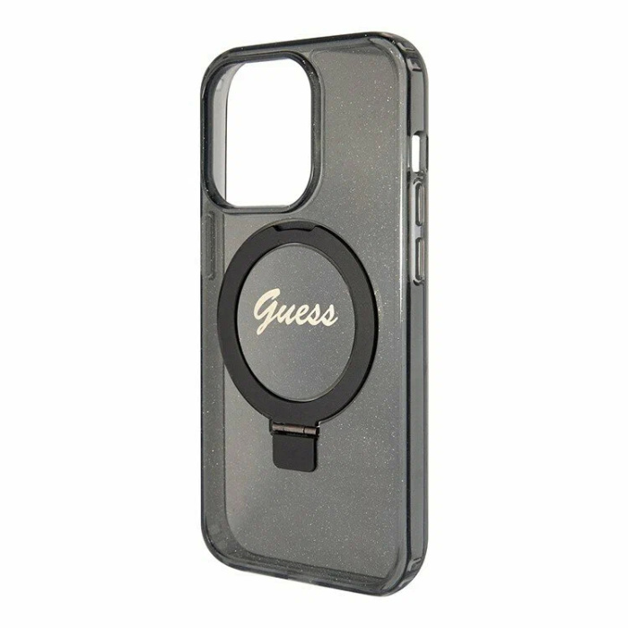 Чехол GUESS iPhone 14 Pro Max MagSafe/подставка ''С блестками''