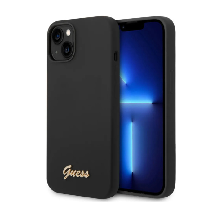 Чехол GUESS Silicone iPhone 14 MagSafe ''Черный''