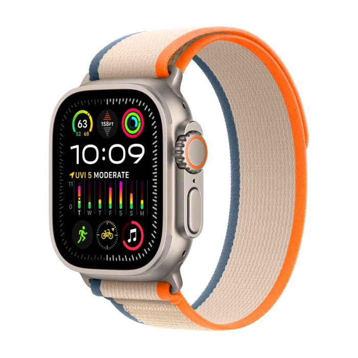 Apple Watch Ultra 2 49мм Orange/Biege Trail Loop