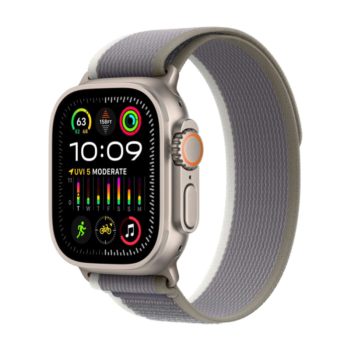 Apple Watch Ultra 2 49мм Green/Gray Trail Loop