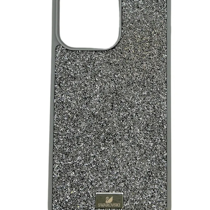 Накладка SWAROVSKI iPhone 15 ''Зеленый''