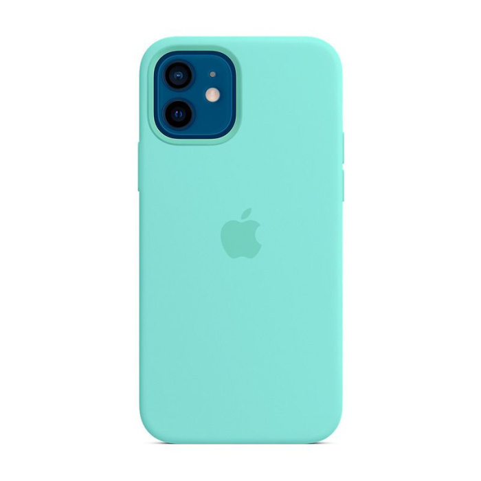 Клип кейс iPhone 12/12 Pro Silicone copy ''Бирюзовый''