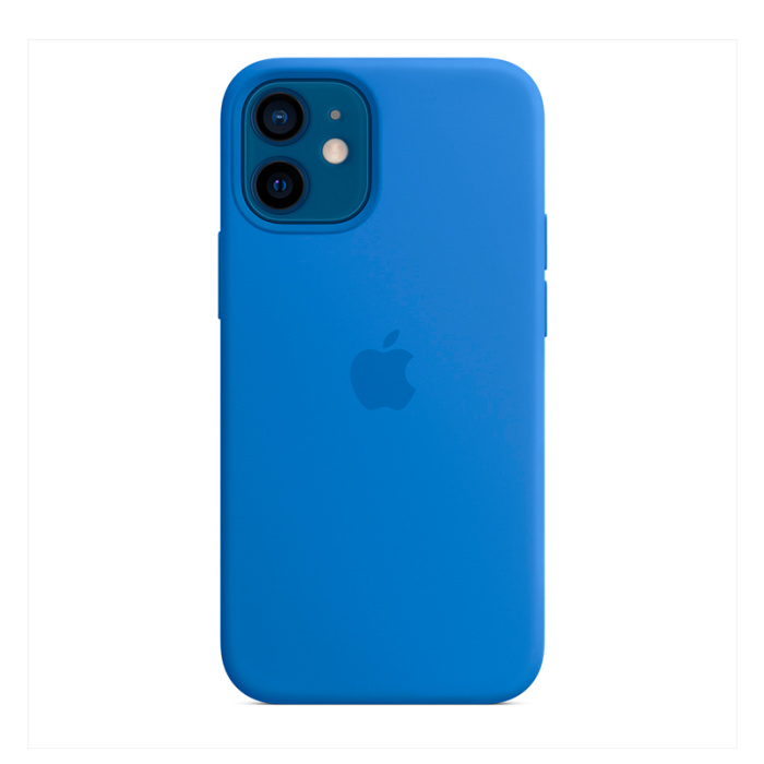 Клип кейс iPhone 12/12 Pro Silicone copy ''Голубой''