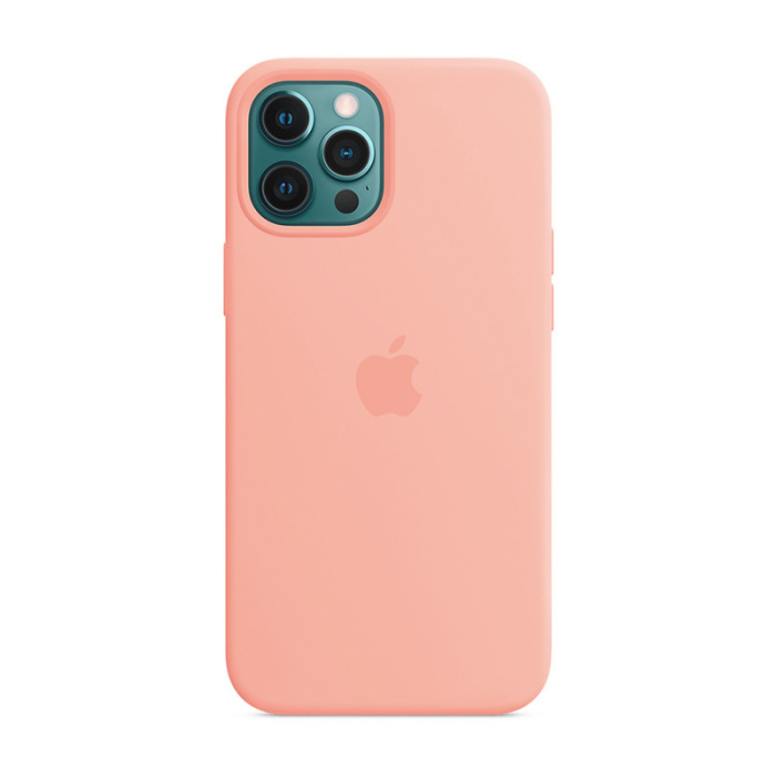 Клип кейс iPhone 12 Pro Max Silicone copy ''Розовый''