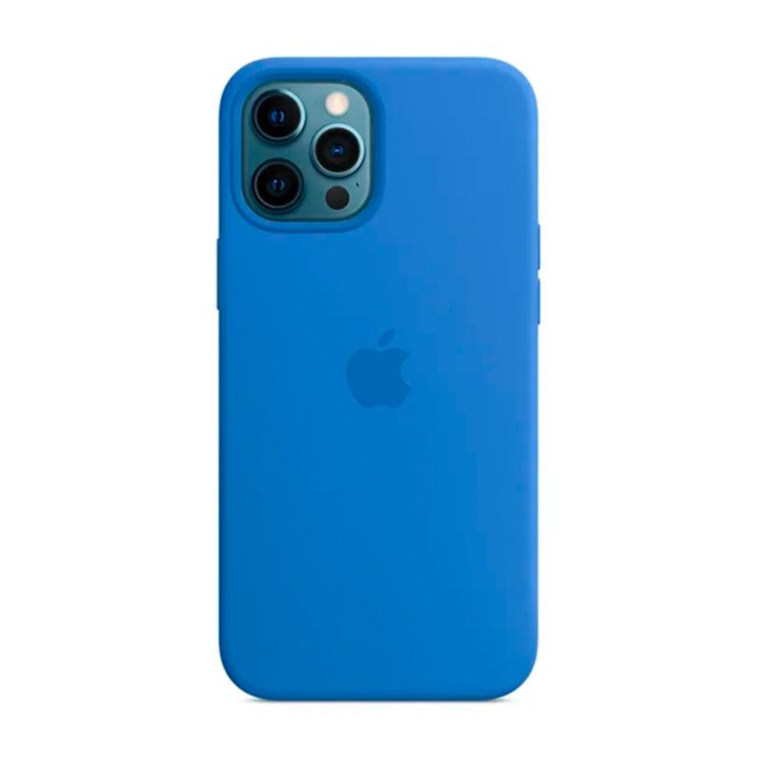 Клип кейс iPhone 12 Pro Max Silicone copy ''Голубой''