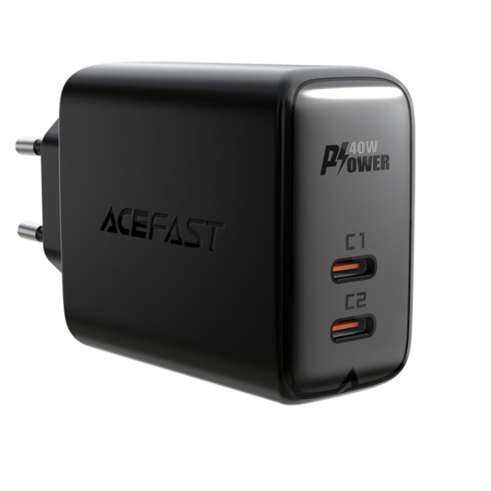 Блок питания AceFast A9 40W 2xType-C